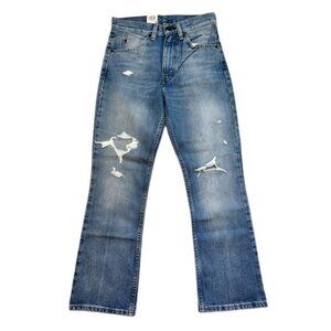 Levis 517 Bootcut Cropped Blogger High Rise Jeans